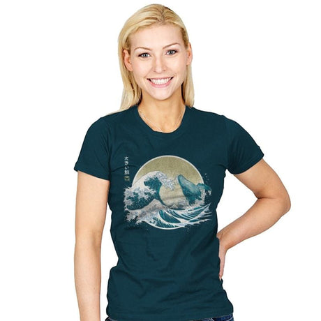 The Great Whale - Womens T-Shirts RIPT Apparel