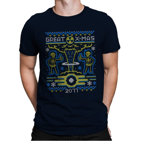 The Great Xmas - Mens Premium T-Shirts RIPT Apparel Small / Midnight Navy