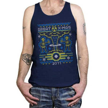 The Great Xmas - Tanktop Tanktop RIPT Apparel X-Small / Navy