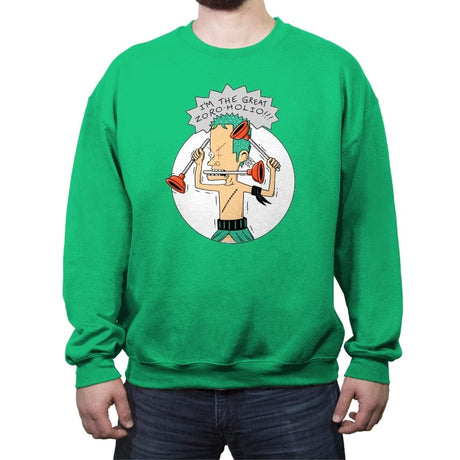 The Great Zoroholio - Crew Neck Sweatshirt Crew Neck Sweatshirt RIPT Apparel Small / Irish Green