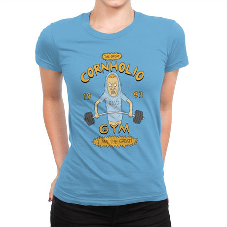 The Greatest Gym - Womens Premium T-Shirts RIPT Apparel Small / Turquoise
