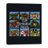 The Gremlins Bunch - Canvas Wraps Canvas Wraps RIPT Apparel 16x20 / Black