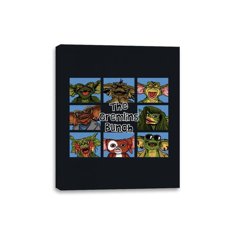 The Gremlins Bunch - Canvas Wraps Canvas Wraps RIPT Apparel 8x10 / Black