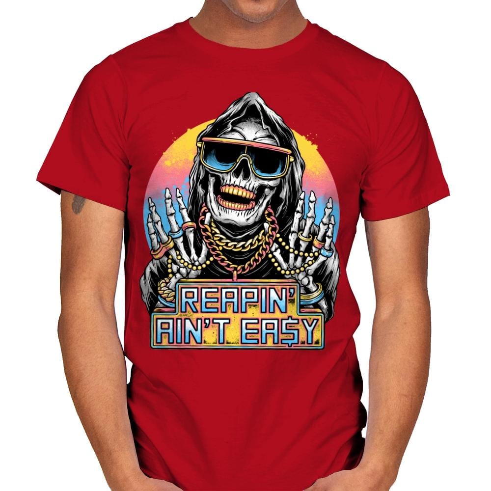 The Grim Rapper - Mens T-Shirts RIPT Apparel Small / Red