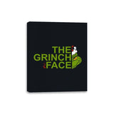 The Grinch Face - Canvas Wraps Canvas Wraps RIPT Apparel 8x10 / Black