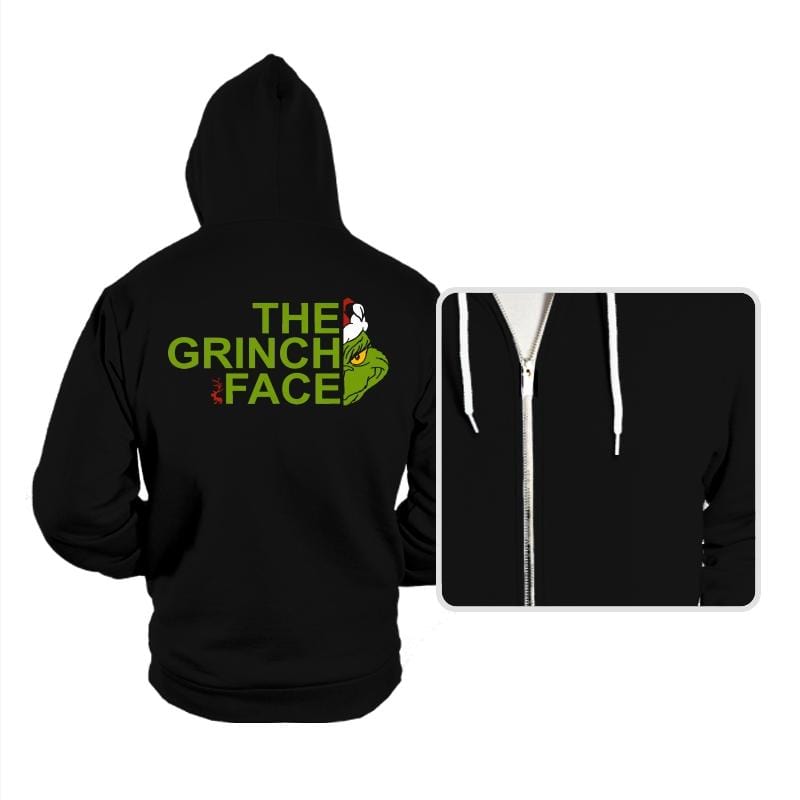 The Grinch Face - Hoodies Hoodies RIPT Apparel Small / Black