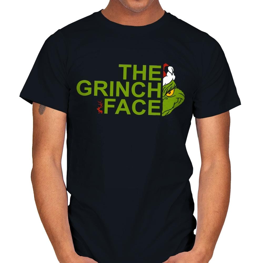 The Grinch Face - Mens T-Shirts RIPT Apparel Small / Black