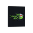 The Grouch Face - Canvas Wraps Canvas Wraps RIPT Apparel 8x10 / Black