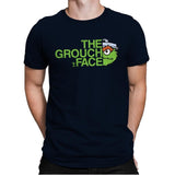 The Grouch Face - Mens Premium T-Shirts RIPT Apparel Small / Midnight Navy