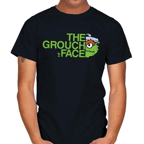 The Grouch Face - Mens T-Shirts RIPT Apparel Small / Black