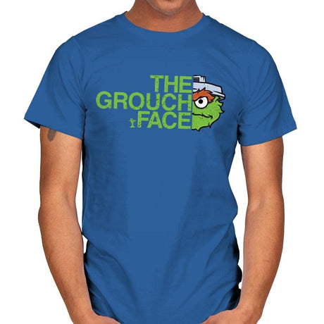 The Grouch Face - Mens T-Shirts RIPT Apparel Small / Royal
