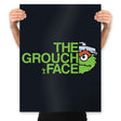 The Grouch Face - Prints Posters RIPT Apparel 18x24 / Black