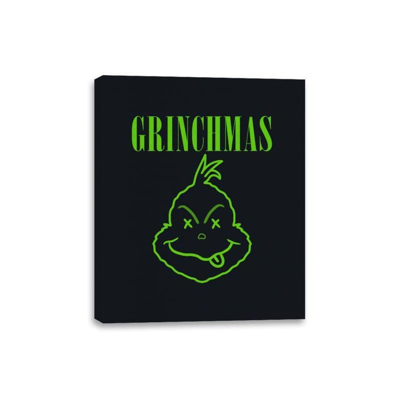 The Grungemas - Canvas Wraps Canvas Wraps RIPT Apparel 8x10 / Black