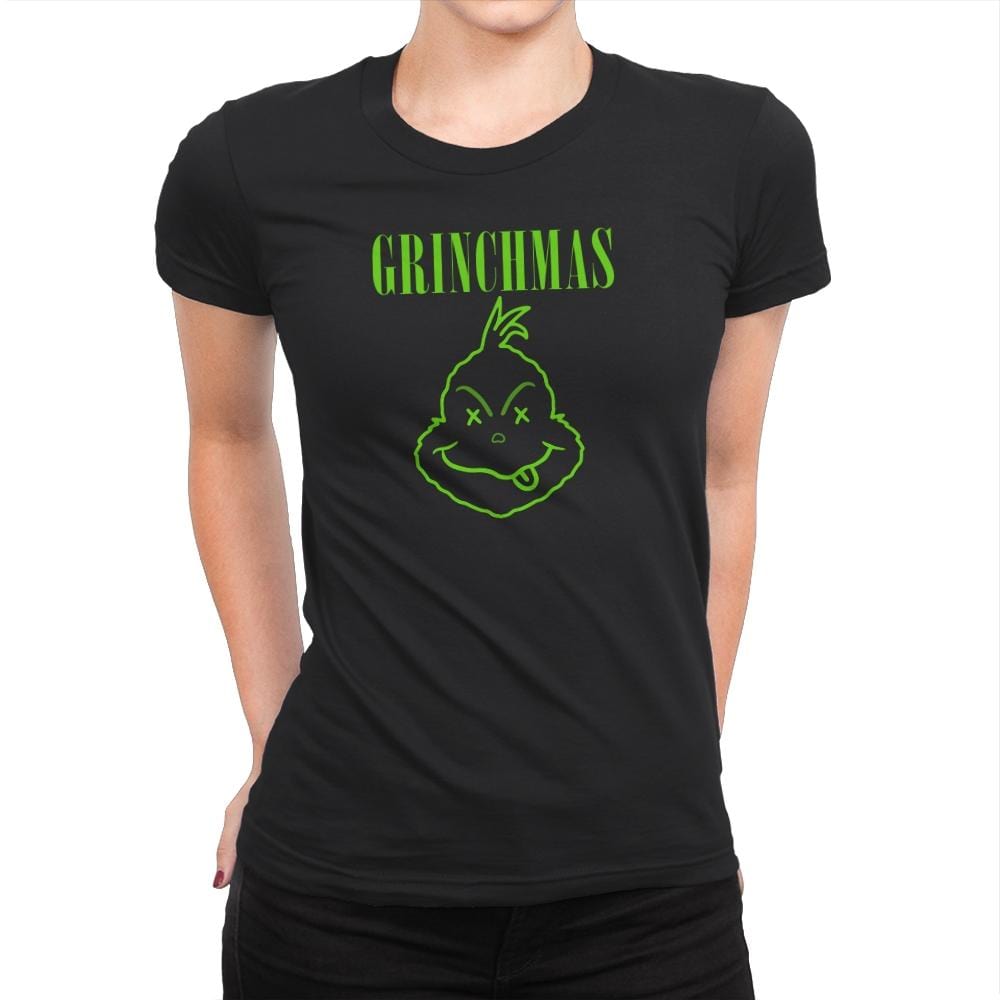 The Grungemas - Womens Premium T-Shirts RIPT Apparel Small / Black