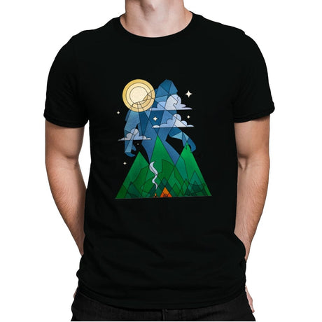 The Guardian of the Forest - Mens Premium T-Shirts RIPT Apparel Small / Black