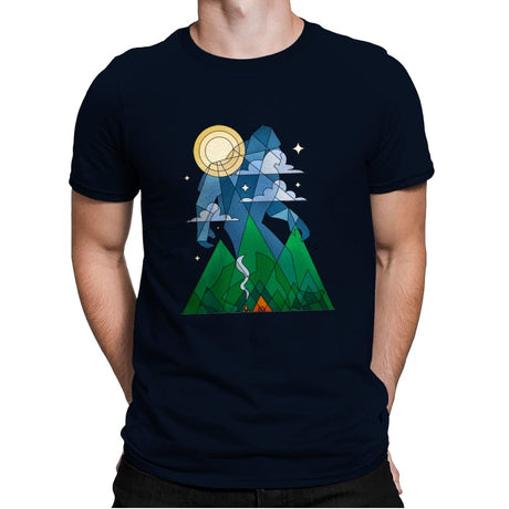 The Guardian of the Forest - Mens Premium T-Shirts RIPT Apparel Small / Midnight Navy
