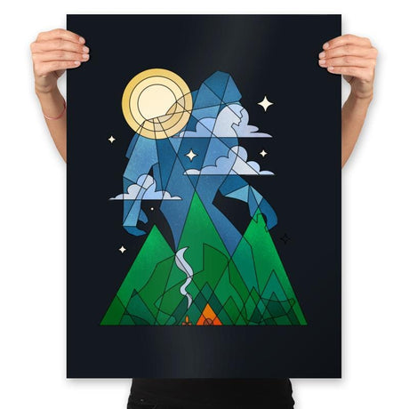 The Guardian of the Forest - Prints Posters RIPT Apparel 18x24 / Black