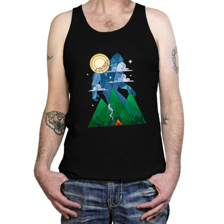 The Guardian of the Forest - Tanktop Tanktop RIPT Apparel X-Small / Black