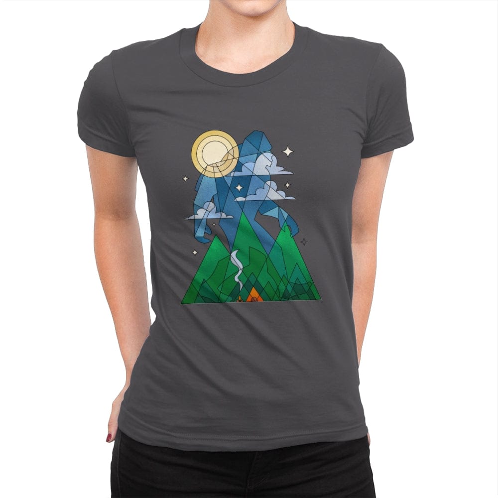 The Guardian of the Forest - Womens Premium T-Shirts RIPT Apparel Small / Heavy Metal