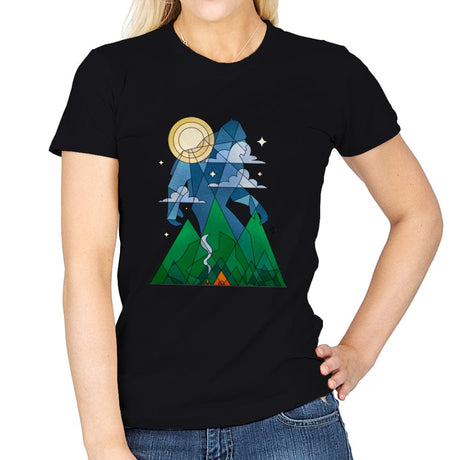 The Guardian of the Forest - Womens T-Shirts RIPT Apparel Small / Black