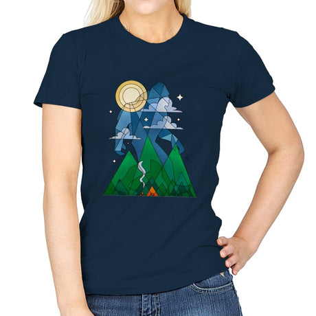 The Guardian of the Forest - Womens T-Shirts RIPT Apparel Small / Navy