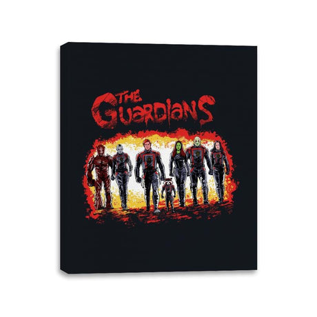 The Guardians - Canvas Wraps Canvas Wraps RIPT Apparel 11x14 / Black
