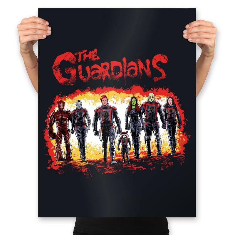The Guardians - Prints Posters RIPT Apparel 18x24 / Black
