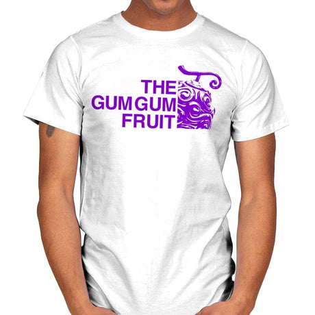 The Gum Gum Fruit - Mens T-Shirts RIPT Apparel Small / White