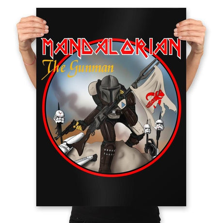 The Gunman - Prints Posters RIPT Apparel 18x24 / Black