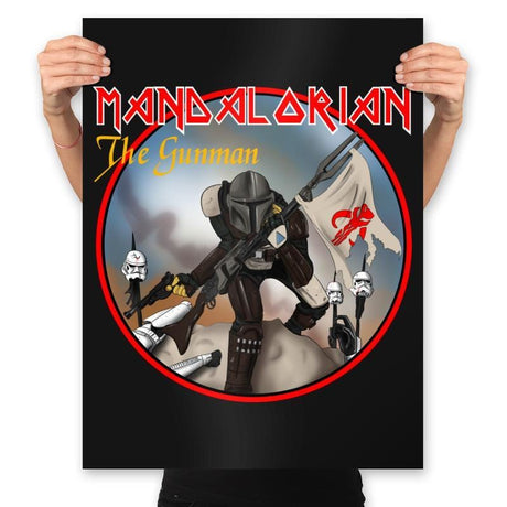 The Gunman - Prints Posters RIPT Apparel 18x24 / Black