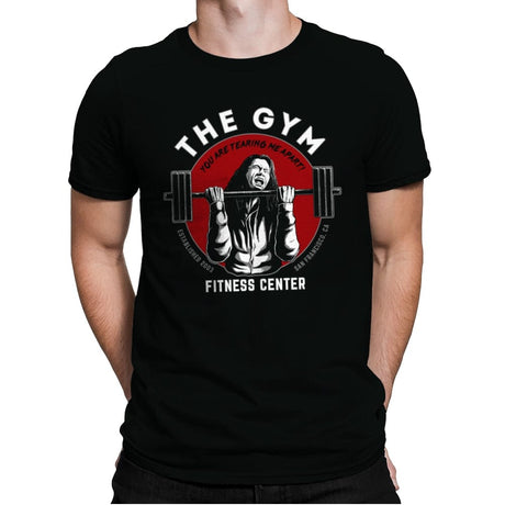The Gym - Mens Premium T-Shirts RIPT Apparel Small / Black