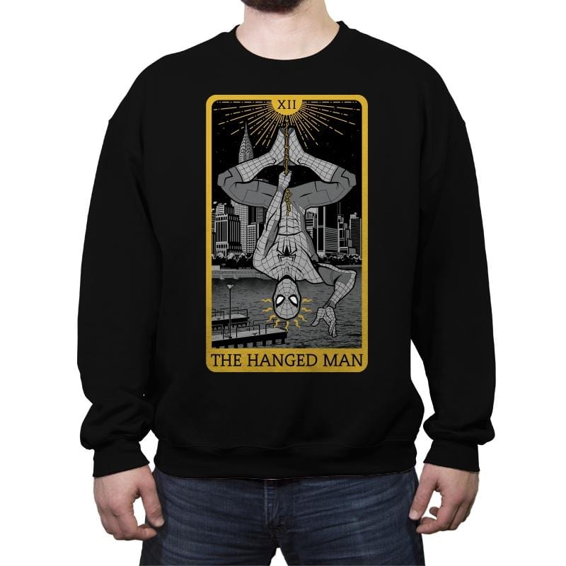The Hanged Man - Crew Neck Sweatshirt Crew Neck Sweatshirt RIPT Apparel Small / Black