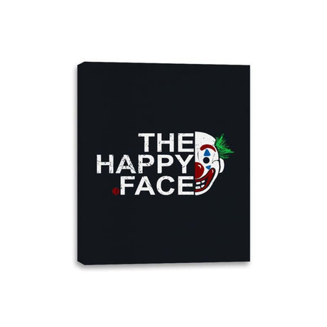 The Happy Face - Canvas Wraps Canvas Wraps RIPT Apparel 8x10 / Black