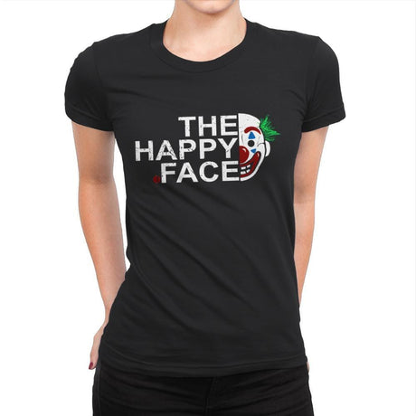 The Happy Face - Womens Premium T-Shirts RIPT Apparel