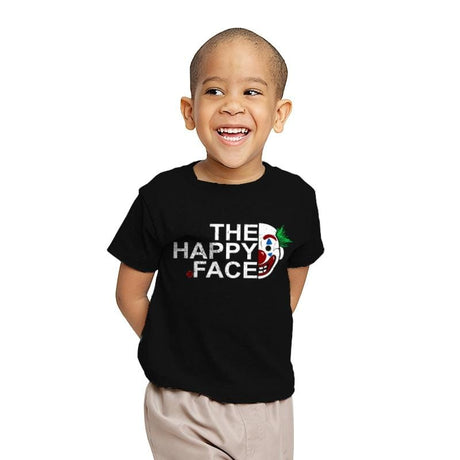 The Happy Face - Youth T-Shirts RIPT Apparel X-small / Black