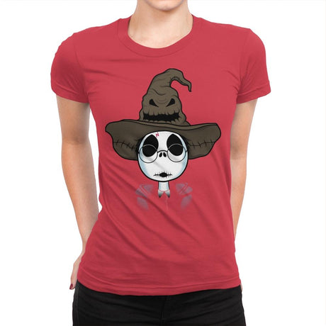 The Hat Of Sorting! - Raffitees - Womens Premium T-Shirts RIPT Apparel Small / Red