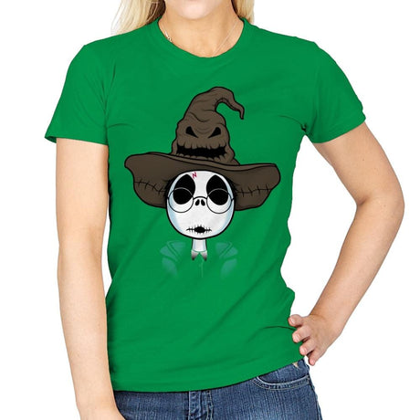 The Hat Of Sorting! - Raffitees - Womens T-Shirts RIPT Apparel Small / Irish Green