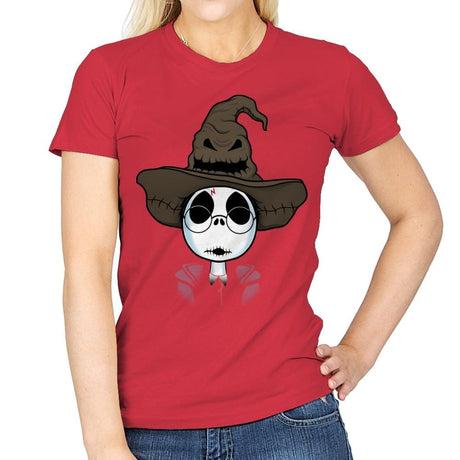 The Hat Of Sorting! - Raffitees - Womens T-Shirts RIPT Apparel Small / Red