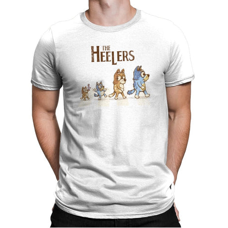 The Heelers - Mens Premium T-Shirts RIPT Apparel Small / White