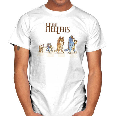 The Heelers - Mens T-Shirts RIPT Apparel Small / White