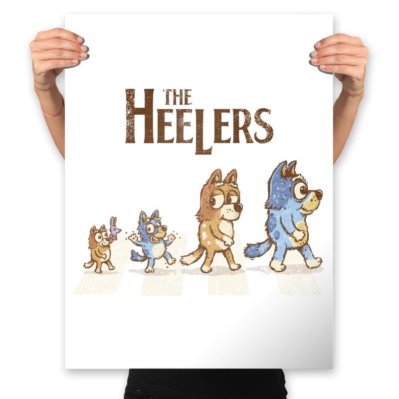 The Heelers - Prints Posters RIPT Apparel 18x24 / White