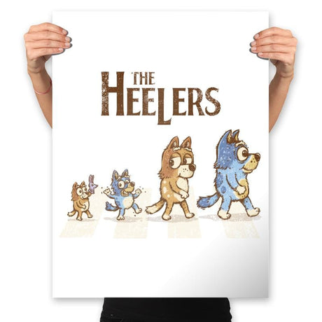 The Heelers - Prints Posters RIPT Apparel 18x24 / White