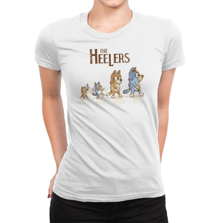 The Heelers - Womens Premium T-Shirts RIPT Apparel Small / White