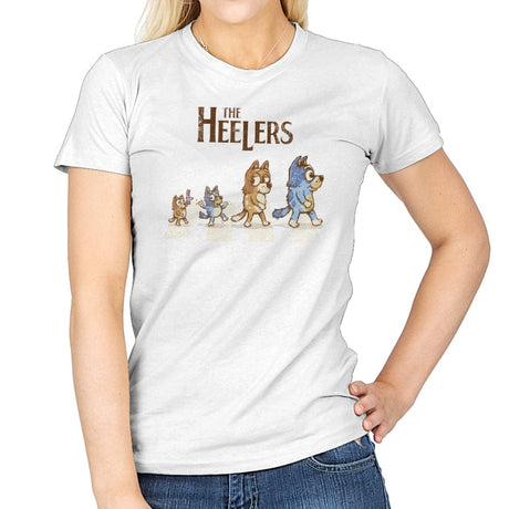 The Heelers - Womens T-Shirts RIPT Apparel Small / White