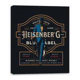 The Heisenberg - Blue Label T-Shirt - Canvas Wraps Canvas Wraps RIPT Apparel 16x20 / Black
