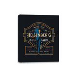 The Heisenberg - Blue Label T-Shirt - Canvas Wraps Canvas Wraps RIPT Apparel 8x10 / Black