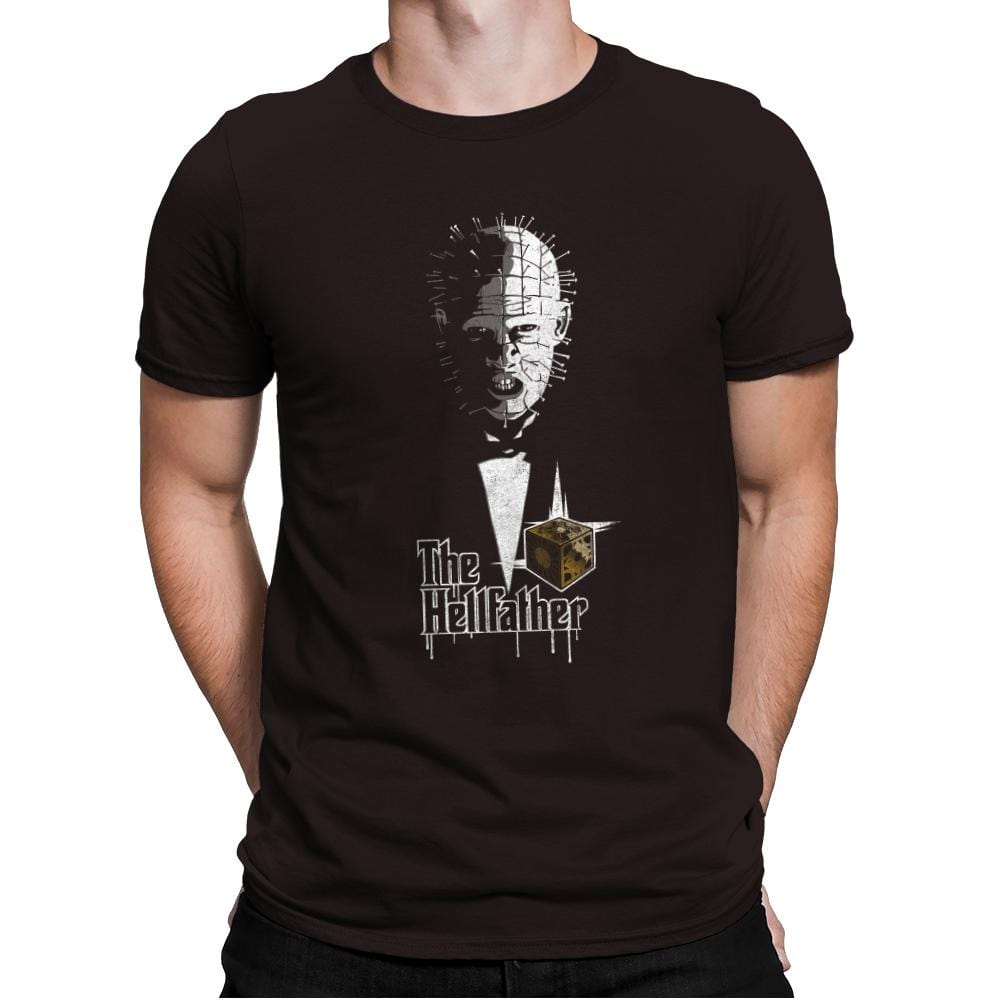 The Hellfather - Anytime - Mens Premium T-Shirts RIPT Apparel Small / Dark Chocolate