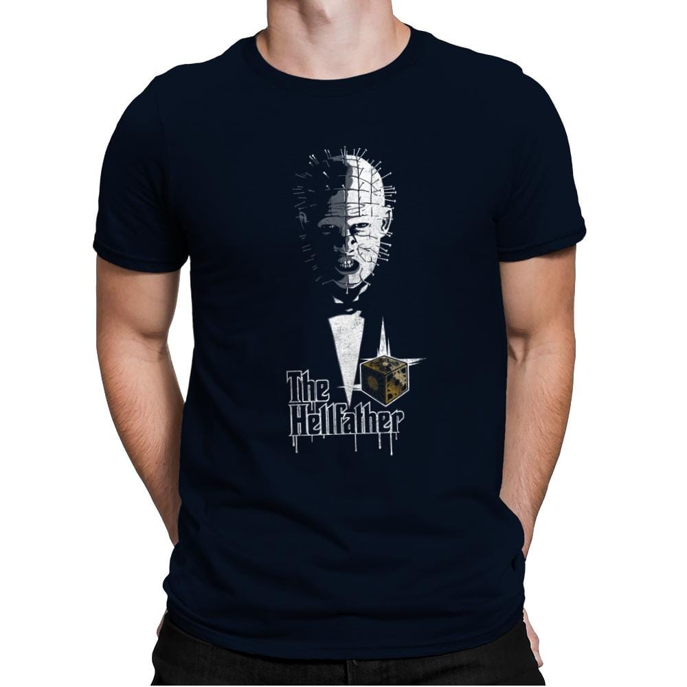 The Hellfather - Anytime - Mens Premium T-Shirts RIPT Apparel Small / Midnight Navy