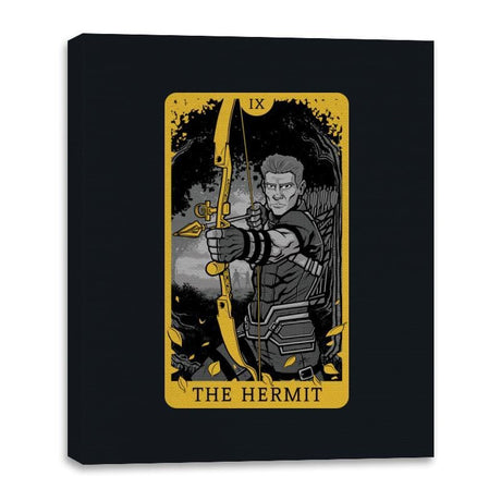The Hermit - Canvas Wraps Canvas Wraps RIPT Apparel 16x20 / Black