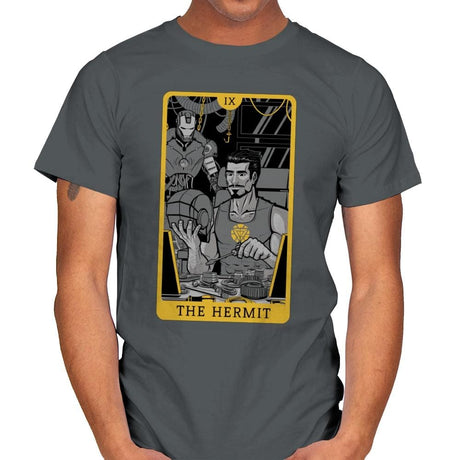 The Hermit - Mens T-Shirts RIPT Apparel Small / Charcoal